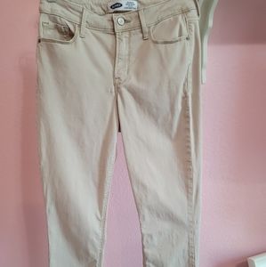 Old Navy Petite Skinny Jeans - Khaki